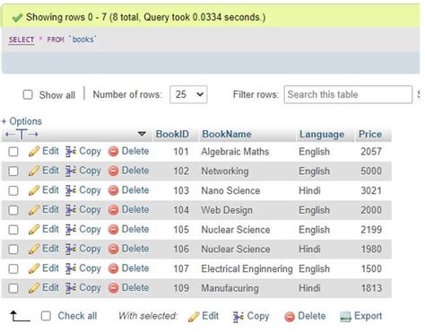 mysql array column.